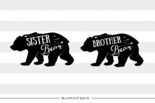 Download Sister Bear and Brother Bear SVG - Brother bear Collection