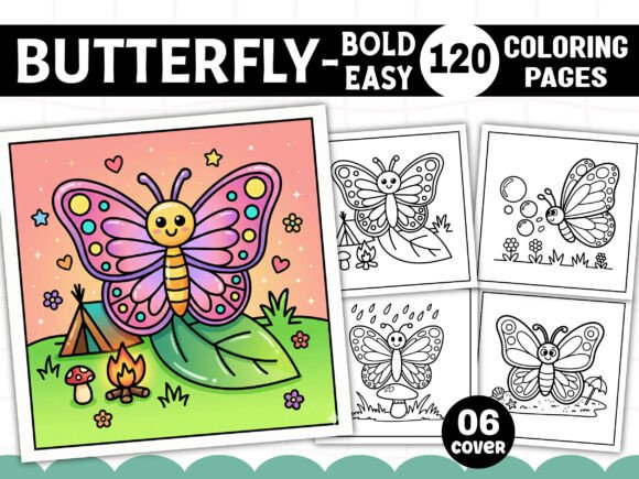 Download Bold and Easy Butterfly Coloring Pages - Butterfly Collection